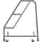 Ballymore 28 1/2 in H Steel Rolling Ladder, 3 Steps, 450 lb Load Capacity 318RSU - alternate 5