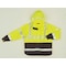 Tingley High Visibility Rain Jacket with hood, Polyester, Class 3 R, Green/Yellow, 2XL J24122 - alternate 5