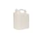 Zoro Select Jerrican, 10 L Capacity - mL, 2.5 gal Capacity - oz, Screw On Closure, HDPE, White, 7.3 in H H10936-0000 - alternate 1