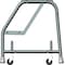 Ballymore 19 in H Steel Rolling Ladder, 2 Steps, 450 lb Load Capacity 226RSU - alternate 3
