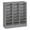Tennsco Literature Sorter 21 Compartments, Medium Gray 4075 MED GREY - alternate 1