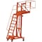 Ballymore 155 in H Steel Cantilever Rolling Ladder, 9 Steps, 300 lb Load Capacity TT-913F - alternate 3