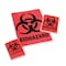 Brady Warning Label, Biohazard, Paper, 2 7/8 in W, 4 in H 1127LS - alternate 1