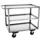 Jamco Corrosion-Resistant Utility Cart with Lipped Metal Shelves, Stainless Steel, 1,200 lb Load Capacity XA136U500 - alternate 1