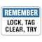 Brady Reminder Label, 3-1/2 In. H, 5 In. W, PK25 17737LS - alternate 1