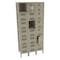 Tennsco Box Locker, 36 in W, 18 in D, 78 in H, (3) Wide, (6) Tier, Sand VBL6-1218-3SND - alternate 1