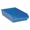 Quantum Storage Systems Shelf Storage Bin, Polypropylene, Blue, 4 in H, 11 1/8 in W, 17 7/8 in L QSB110BL - alternate 2