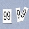 Electromark Number Label, 9, 2 In. H, PK50 Y618781 - alternate 1