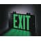Zoro Select Exit Sign, Plastic, 13" W, 7-1/2" H, Exit (Double Arrows), Red GRAN3714 - alternate 5