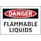 Electromark Danger Sign, 7 in Height, 10 in Width, Aluminum, English S150FA - alternate 2