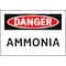 Electromark Danger Sign, 7 in Height, 10 in Width, Aluminum, English S135FA - alternate 3