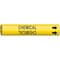 Brady Pipe Marker, Chemical, Yellow, 4 to 6 In 4169-D - alternate 1