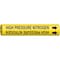 Brady Pipe Marker, High Pressure Nitrogen, Yel, 4195-B 4195-B - alternate 1