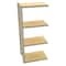 Tennsco Boltless Shelving, 24"D x 36"W x 87"H, 4 Shelves, Steel ZV7-3624A-4D SAND - alternate 1