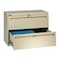 Tennsco 36 in W 2 Drawer Lateral File Cabinet, Champagne/Putty LPL3624L20 PUTTY - alternate 1