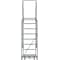 Ballymore 113 in H Steel Rolling Ladder, 8 Steps, 450 lb Load Capacity WA083214X - alternate 6