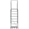 Ballymore 113 in H Steel Rolling Ladder, 8 Steps, 450 lb Load Capacity WA083214X - alternate 7