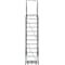 Ballymore 153 in H Steel Rolling Ladder, 12 Steps, 450 lb Load Capacity WA123214R - alternate 2