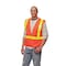 Kishigo Small Class 2 High Visibility Vest, Orange 1077-S - alternate 4
