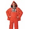 Tingley 2-Piece Rainsuit, PVC, 0.35 mil Thick, Attached, Orange, L S63219 - alternate 2