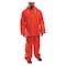 Tingley 2-Piece Rainsuit, PVC, 0.35 mil Thick, Attached, Orange, L S63219 - alternate 1