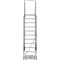 Ballymore 143 in H Steel Rolling Ladder, 11 Steps, 450 lb Load Capacity 113214X - alternate 8