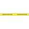 Zoro Select Barricade Tape, Caution Do Not Enter, Yellow, 2 in Wide x 180 ft Length, Vinyl, 4 mil 2IN W X 60 YDS - alternate 1