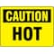 Electromark Caution Sign, 10 in H x 14 in W, Hot 24329 - alternate 3