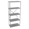 Tennsco Metal Shelving, 18"D x 36"W x 87"H, 5 Shelves, Carbon Steel QO5-3618AB - alternate 1