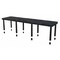 Structural Plastics Add-On Plastic Shelving, Open Style, 24 in D, 96 in W, 24 in H, 1 Shelves, Black S9624A - alternate 4