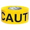 Zoro Select Barricade Tape, Caution, Yellow, 3 in Wide x 1,000 ft Length, Polyethylene, 4 mil B3104Y16-200 - alternate 1