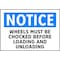 Electromark Notice Sign, 7 in Height, 10 in Width, Polyester, English S207FF - alternate 2