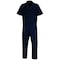Vf Workwear CP40 Short Sleeve Coverall, Cotton/Polyester, 5 oz Fabric Weight, 33 in Inseam, Navy, L Long CP40NV LN L - alternate 1