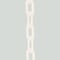 Zoro Select Plastic Chain, White, 50 ft Length, Gloss 00001-50 - alternate 1