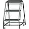 Ballymore 28 1/2 in H Steel Rolling Ladder, 3 Steps, 450 lb Load Capacity 318GSU - alternate 6