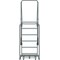 Ballymore 93 in H Steel Rolling Ladder, 6 Steps, 450 lb Load Capacity WA063214X - alternate 2