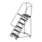 Ballymore 93 in H Steel Rolling Ladder, 6 Steps, 450 lb Load Capacity WA063214X - alternate 1