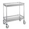 Metro Utility Cart with Deep Lipped Wire Shelves, Steel, 800 lb Load Capacity, 2 Shelves, 48 in L 66170 - alternate 1