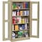 Tennsco Shelving Storage Cabinet, 72 in H, 36 in W, 24 in D, Swing, Keyed, Sand, 4 Shelves, 0 Drawers CVD7224 SAND - alternate 1