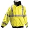 Occunomix Jacket, Polyester, Class 3 R, Yellow, L LUX-TJBJ-YL - alternate 2