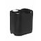 Zoro Select Closed Head Pail, HDPE 3109 BLACK - alternate 1