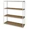 Tennsco Boltless Shelving Unit, 18-5/8"D x 72-5/8"W x 84"H, 4 Shelves, Steel ZV7-7218S-4D SAND - alternate 1
