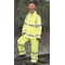 Tingley High Visibility Rain Pants, Polyurethane, 28 in Inseam, Drawstring Closure, Green/Yellow, Size S P23122 - alternate 7