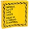 Brady Binder, Material Safety Data Sheets/Hojas de Seguridad de Material, 11 5/8 in W, 11 5/8 in H 48757Y - alternate 1