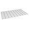 Tennsco Decking, Steel, 36 in W, 24 in D, Gray, Powder Coated Finish, Gauge: 5 ZWD-3624 - alternate 1