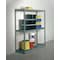 Tennsco Boltless Shelving Unit, 18"D x 48"W x 84"H, 3 Shelves, Steel ZL7-4818-3 MED GRAY - alternate 4