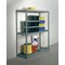 Tennsco Boltless Shelving Unit, 18"D x 48"W x 84"H, 3 Shelves, Steel ZL7-4818-3 MED GRAY - alternate 2