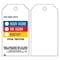 Brady Tag, Chemical Hazard, Polyester, 3 in W, 5 3/4 in H 99111 - alternate 1