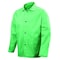 Steiner Welding Jacket, Cotton, 12 oz, 30 in Length, Snaps Closure, 2 Pockets, Green, 3XL 1038-3X - alternate 1