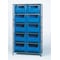 Quantum Storage Systems Steel Bin Shelving, 18 in D x 75 in H x 36 in W, 6 Shelves, Blue QSBU-800BL - alternate 3